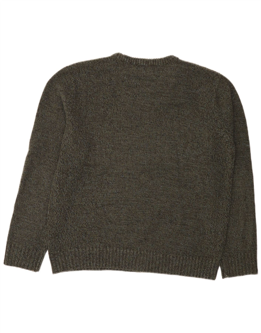 Marks & Spencer Mens Boat Neck Jumper Sweater Large Khaki