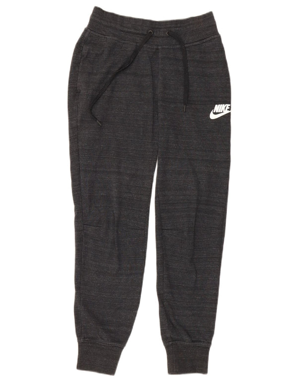 Nike Mens Tracksuit Trousers Joggers XS Grey Flecked Cotton