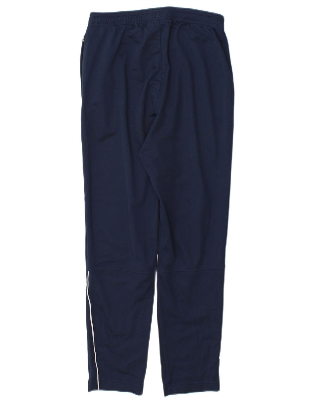 Nike Boys Dri Fit Tracksuit Trousers 10-11 Years Medium Navy Blue Polyester