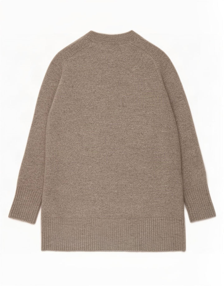 Zara Womens Jumper Dress UK 10 Small Grey Polyester