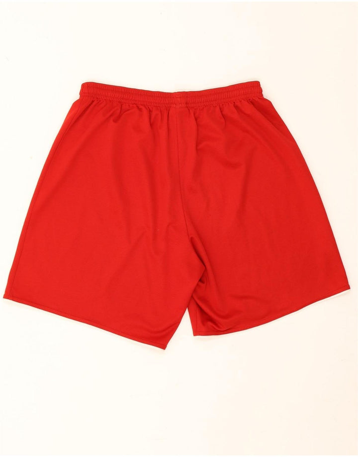 Adidas Mens Climalite Sport Shorts Medium  Red Polyester