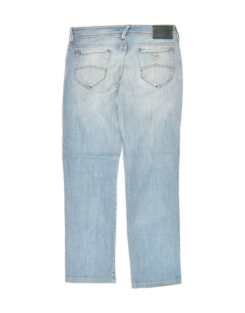 ARMANI Womens Straight Jeans W29 L29  Blue Cotton Vintage Armani and Second-Hand Armani from Messina Hembry 