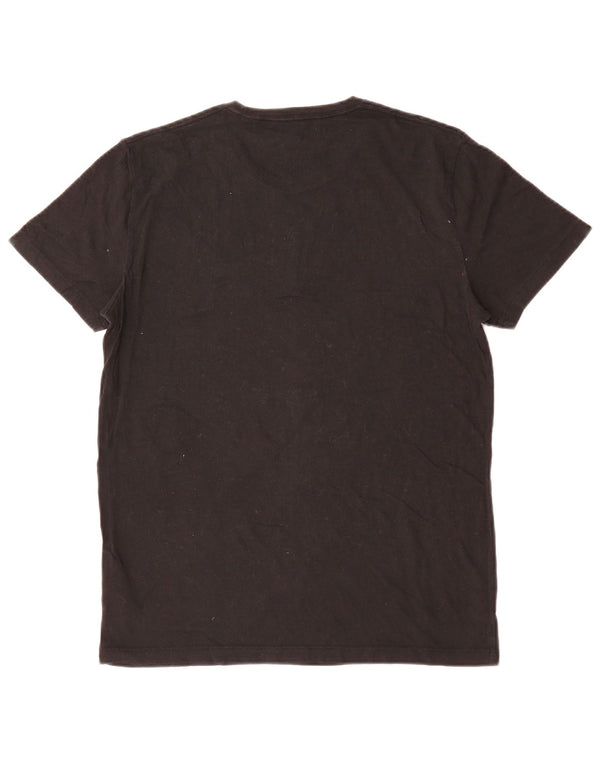 Abercrombie & Fitch Mens T-Shirt Top Small Black Cotton
