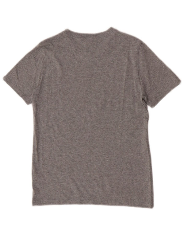 Tommy Hilfiger Girls T-Shirt Top 12-13 Years Large Grey Flecked Cotton