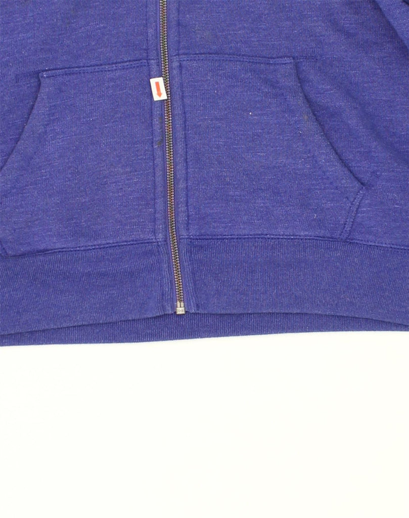 JACK WILLS Womens Zip Hoodie Sweater UK 14 Large Purple Cotton | Vintage Jack Wills | Thrift | Second-Hand Jack Wills | Used Clothing | Messina Hembry 