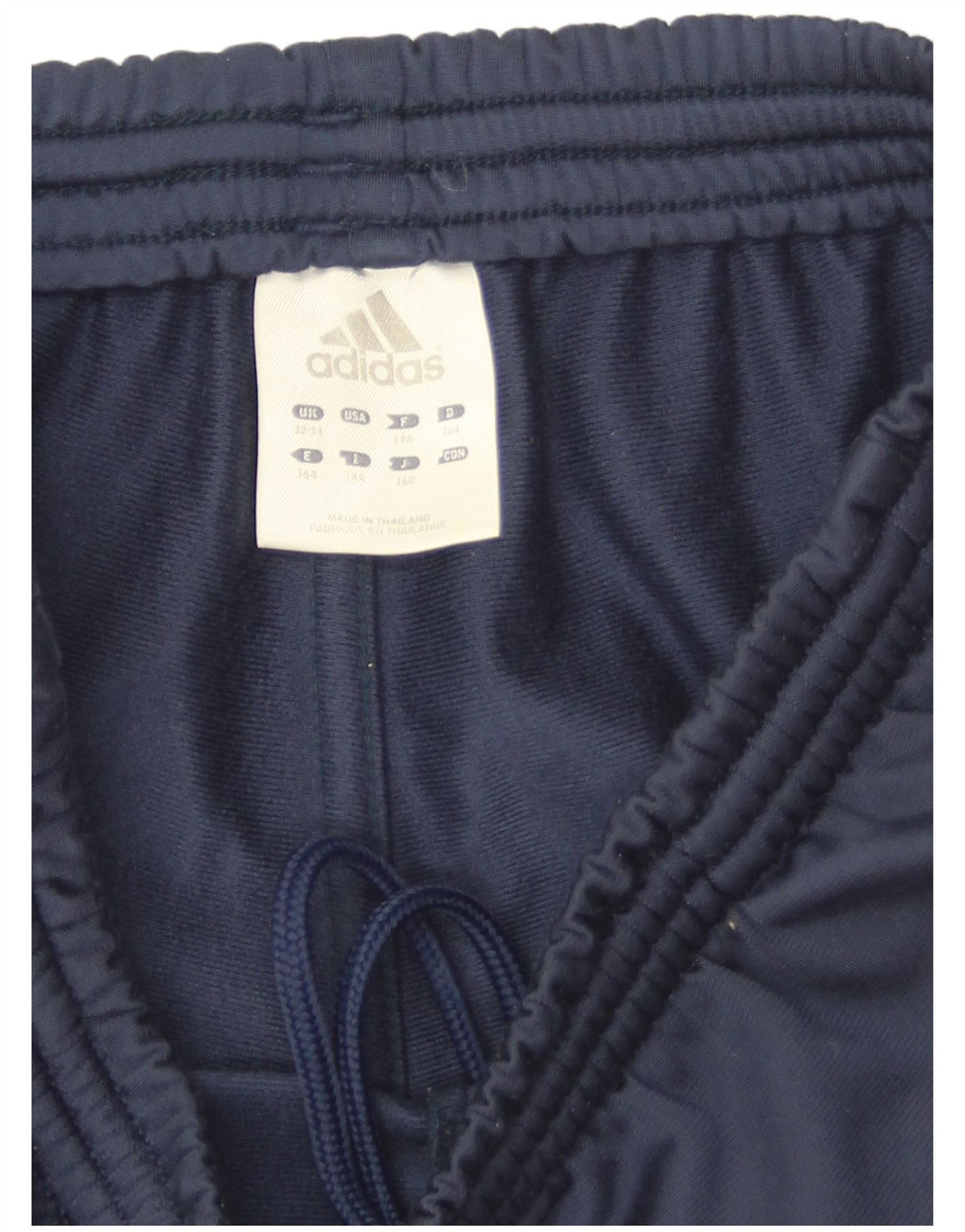 Adidas Boys Tracksuit Trousers 13-14 Years  Navy Blue Colourblock Polyester