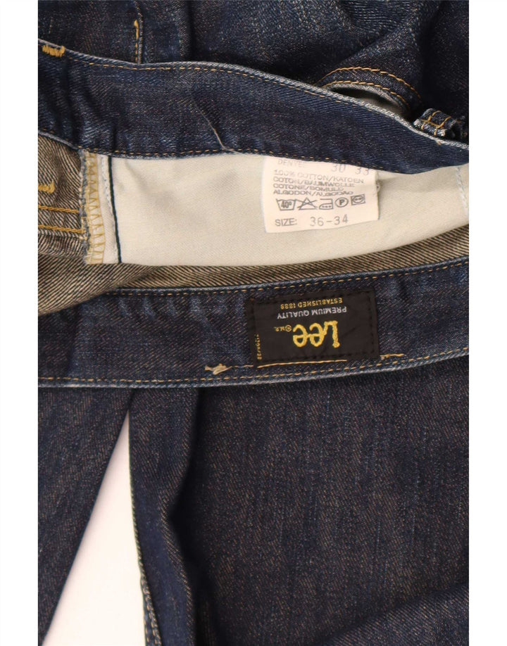 Lee Mens Denver Bootcut Jeans W36 L34 Blue Cotton