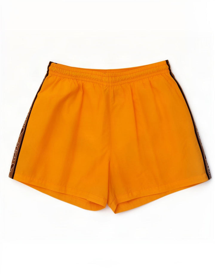 Asics Mens Graphic Swimming Shorts Large Yellow Colourblock Polyamide