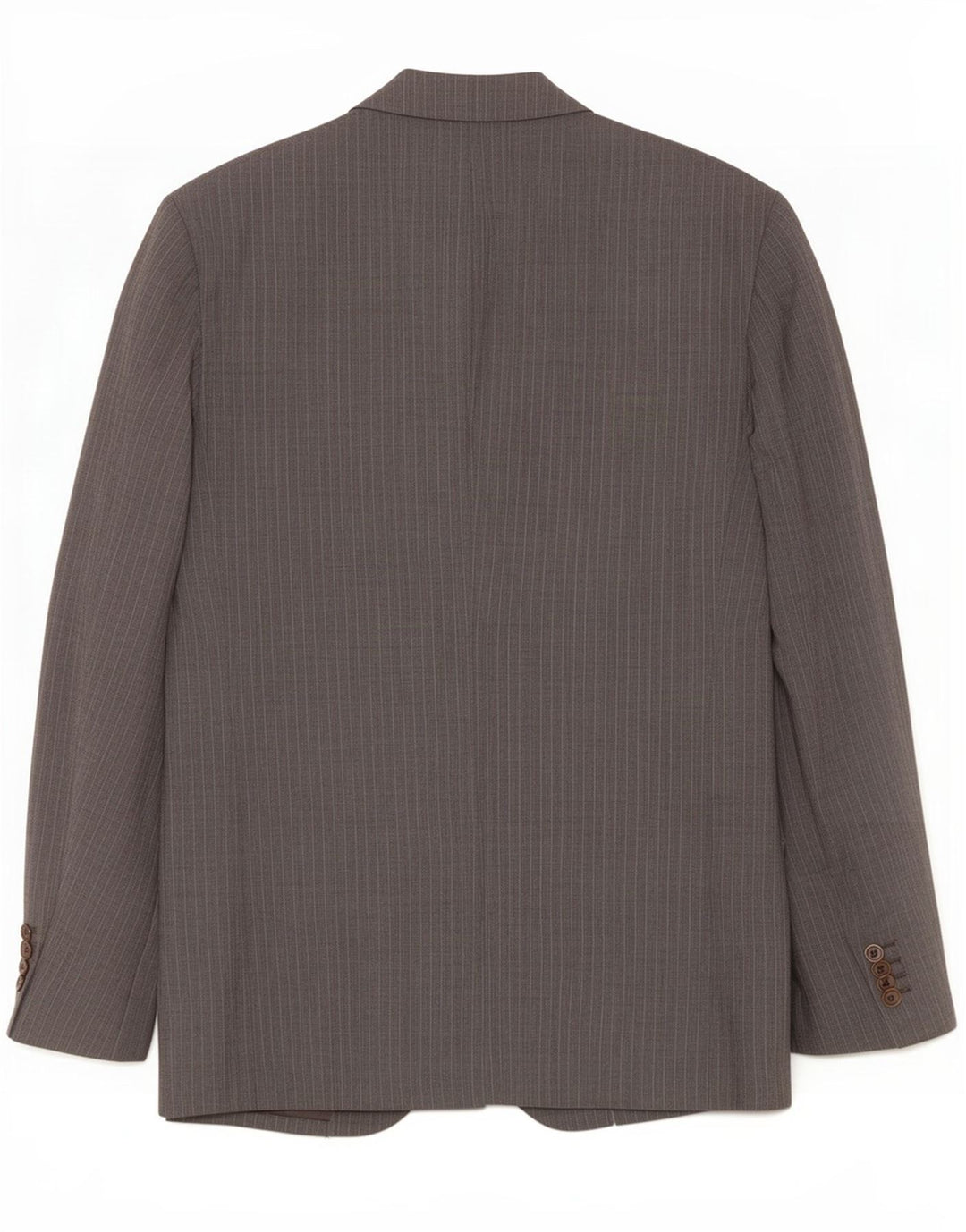 Massimo Dutti Mens 2 Button Blazer Jacket EU 58 2XL Grey Pinstripe Wool