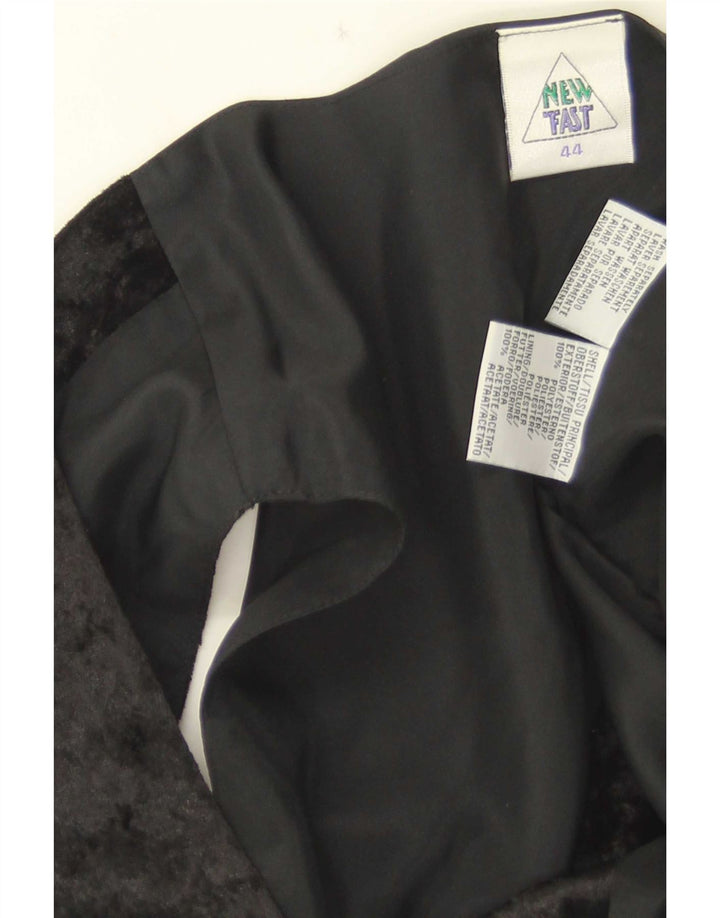 New Fast Womens Waistcoat EU 44 XL Black Polyester