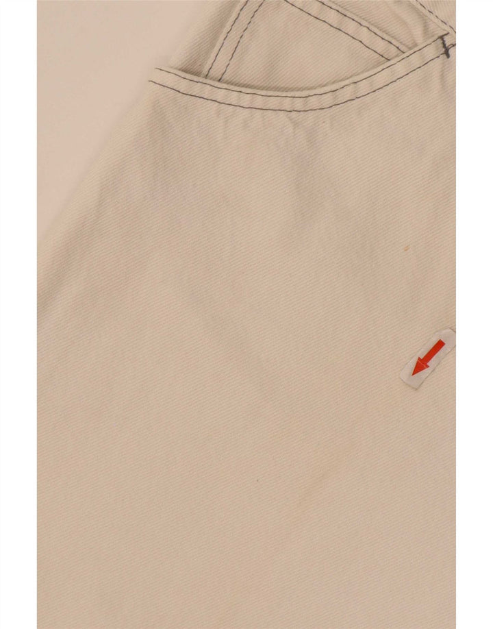 Rifle Mens Tapered Jeans W34 L29 White