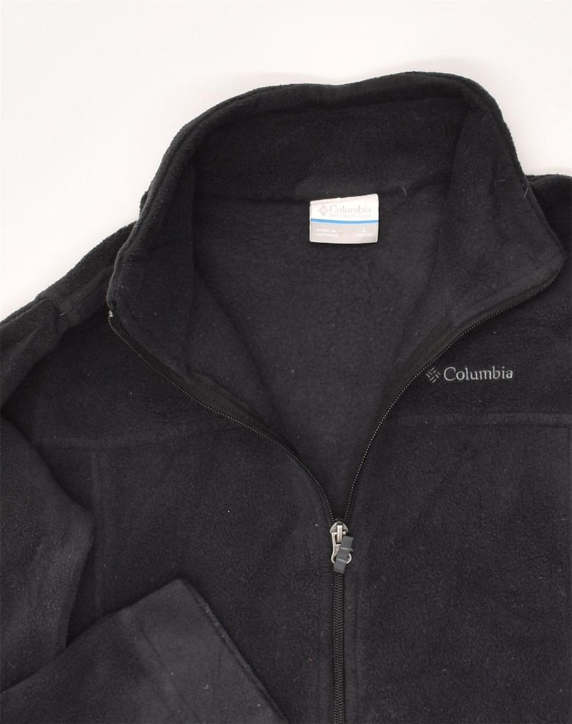 COLUMBIA Boys Fleece Jacket 14-15 Years Large Black Polyester | Vintage Columbia | Thrift | Second-Hand Columbia | Used Clothing | Messina Hembry 