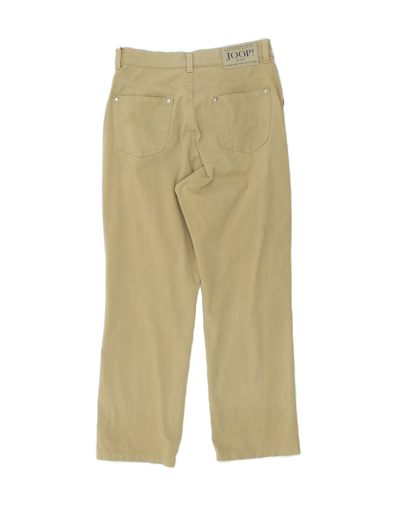 JOOP Womens Straight Casual Trousers W28 L26 Beige Vintage Joop and Second-Hand Joop from Messina Hembry 