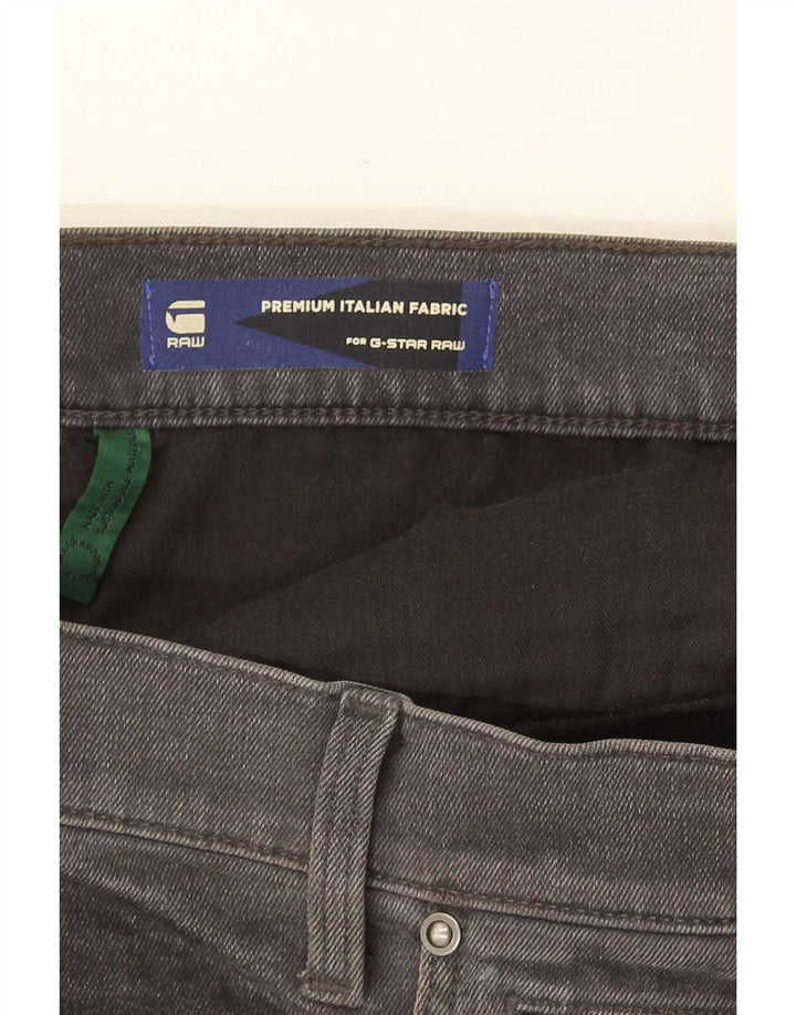 G-Star Mens Slim Jeans W34 L34 Grey Cotton