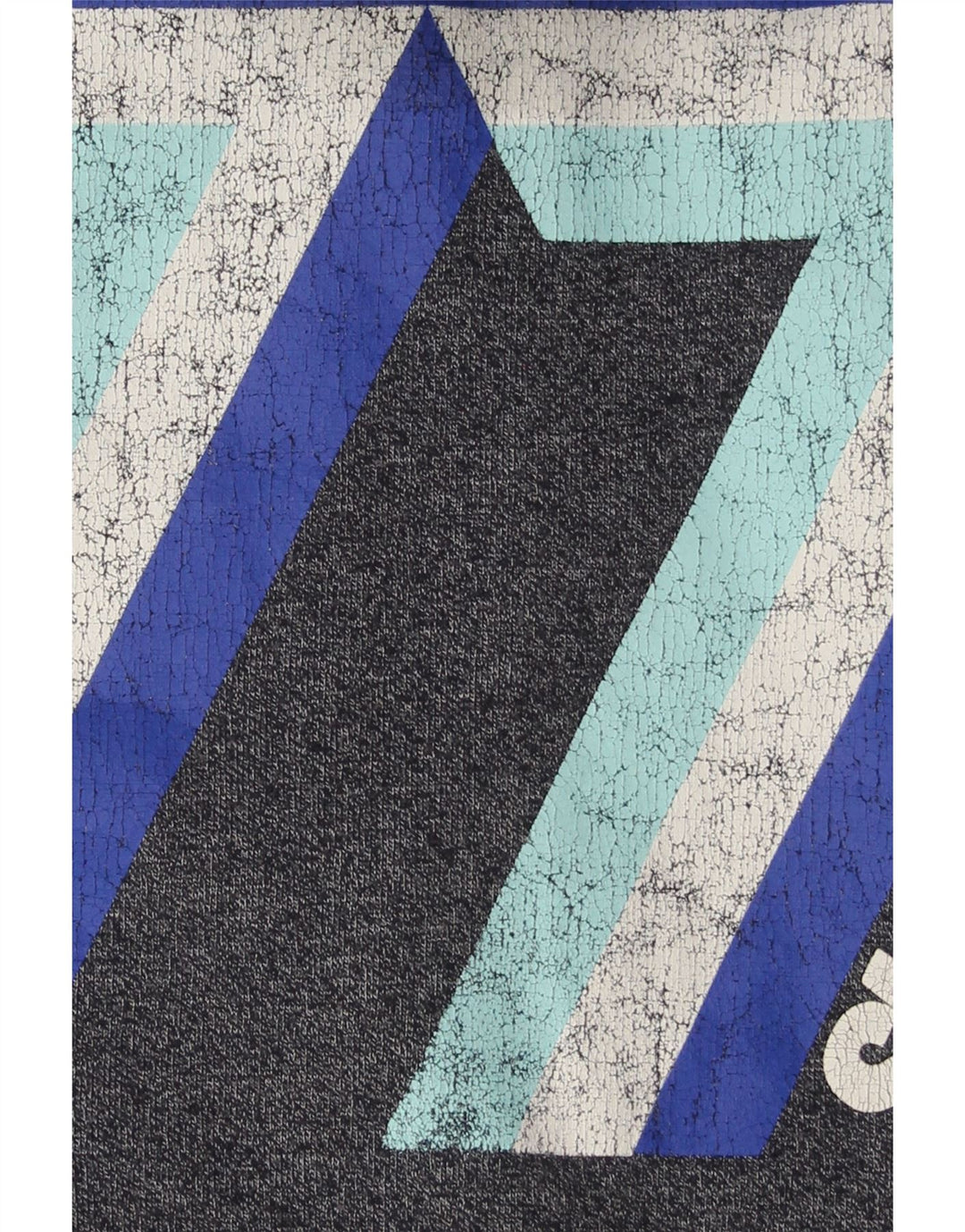 SUPERDRY Mens Graphic Zip Hoodie Sweater Medium Navy Blue Cotton