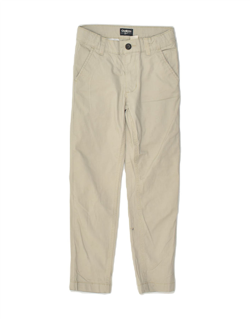 OSH KOSH Boys Slim Chino Trousers 6-7 Years W22 L21  Beige Cotton | Vintage Osh Kosh | Thrift | Second-Hand Osh Kosh | Used Clothing | Messina Hembry 