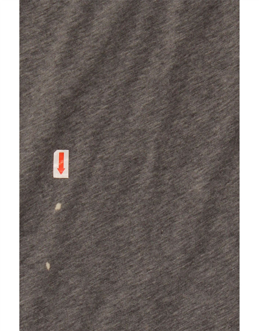 MOSCHINO Womens Graphic T-Shirt Top IT 42 Medium Grey Flecked Cotton