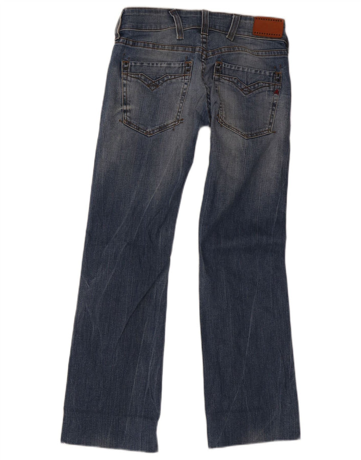 Replay Womens Rabbler Bootcut Jeans W25 L32 Blue Cotton
