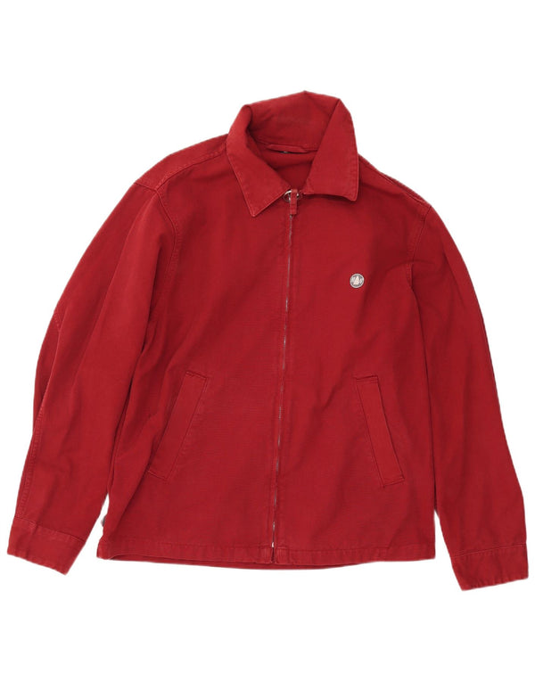 MURPHY & NYE Mens Sailwear Bomber Jacket UK 38 Medium Red Cotton