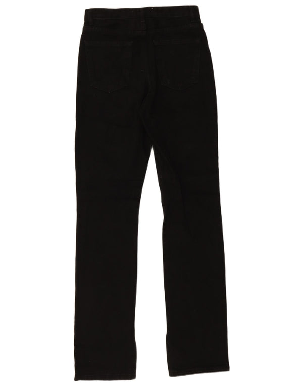 Zara Womens High Waist Jeans EU 36 XS W26 L34 Black Cotton