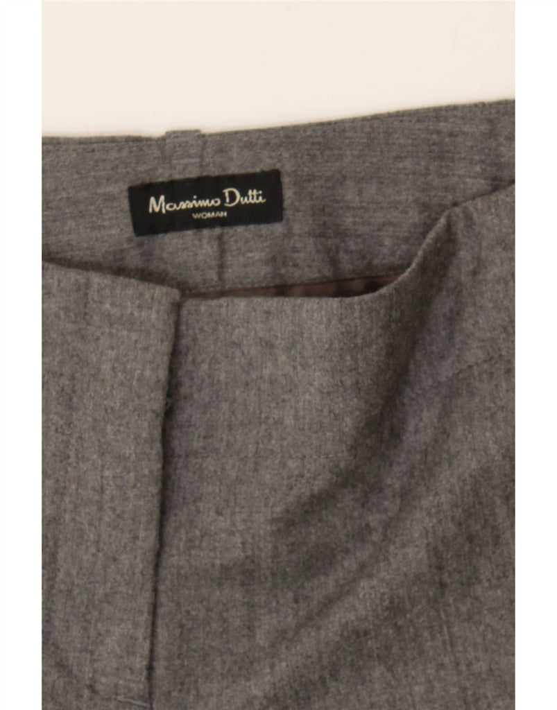 MASSIMO DUTTI Womens Chino Shorts EU 38 Small W30  Grey Wool Vintage Massimo Dutti and Second-Hand Massimo Dutti from Messina Hembry 