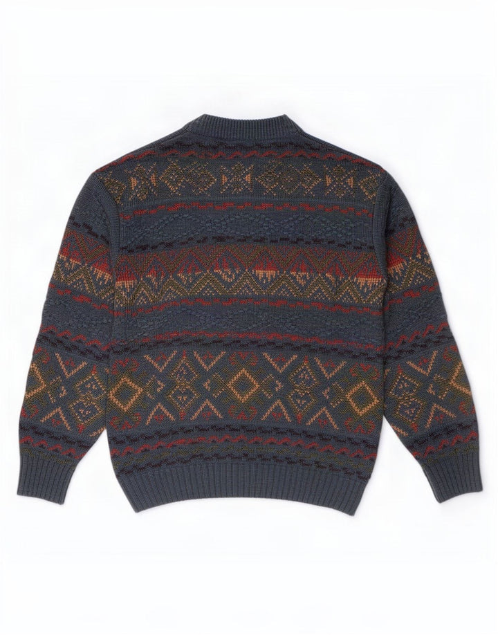 Marks & Spencer Mens St. Michael Crew Neck Jumper Sweater Large Blue