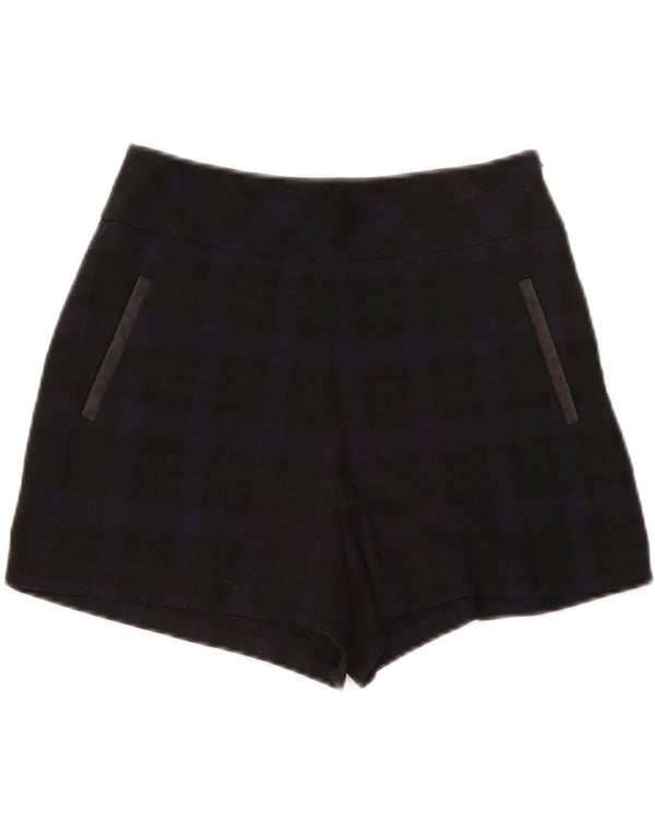 Oasis Womens Casual Shorts UK 10 Small W29  Multicoloured Check