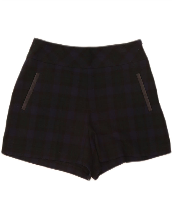 Oasis Womens Casual Shorts UK 10 Small W29  Multicoloured Check