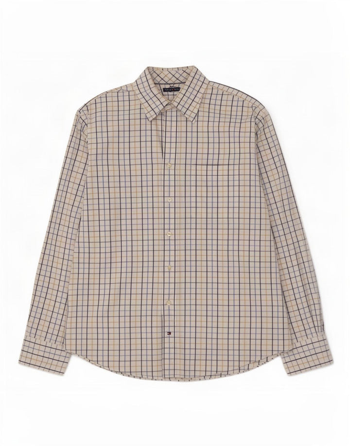 Tommy Hilfiger Mens Shirt Size 16 1/2 Large Multicoloured Check