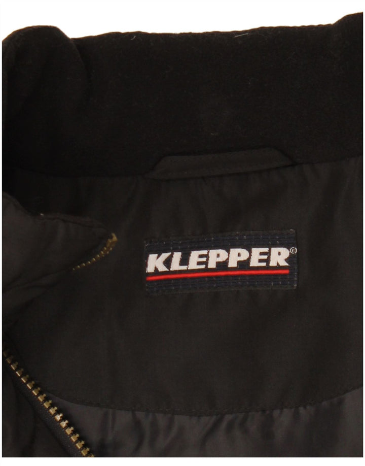 Klepper Mens Liner Quilted Jacket UK 42 XL Black