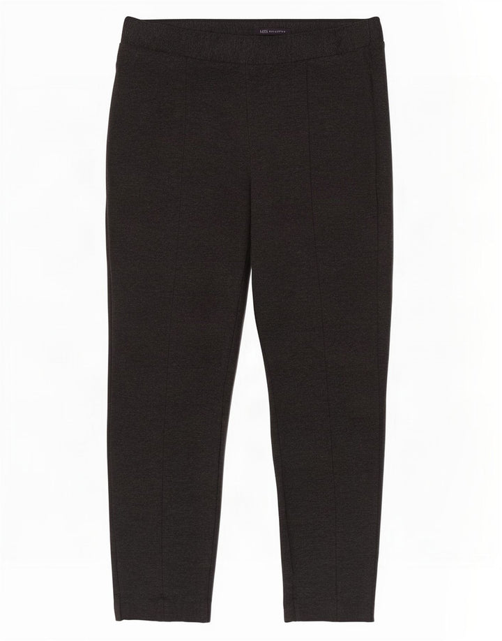 Marks & Spencer Womens Crop Leggings UK 14 Large Grey Viscose
