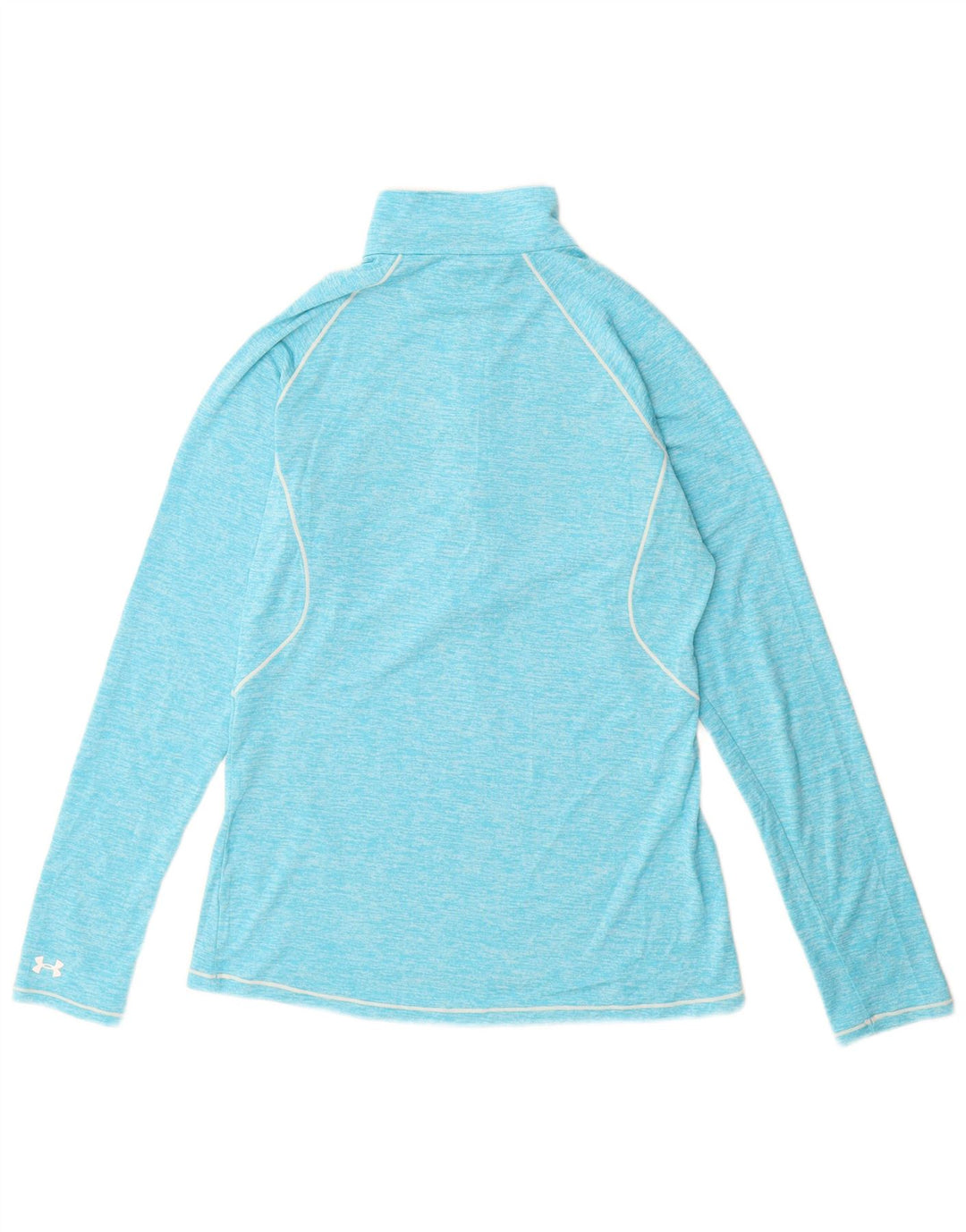UNDER ARMOUR Womens Heat Gear Pullover Tracksuit Top UK 12 Medium Blue