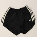 Adidas Womens Sport Shorts UK 14 Large Black Polyamide
