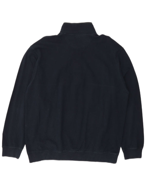 Paul & Shark Mens Zip Neck Sweatshirt Jumper 2XL Navy Blue