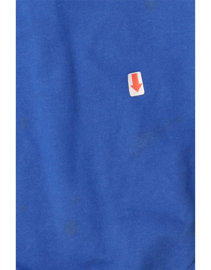 MEDICO Mens Full Tracksuit Large  Blue Geometric Cotton Vintage Medico and Second-Hand Medico from Messina Hembry 