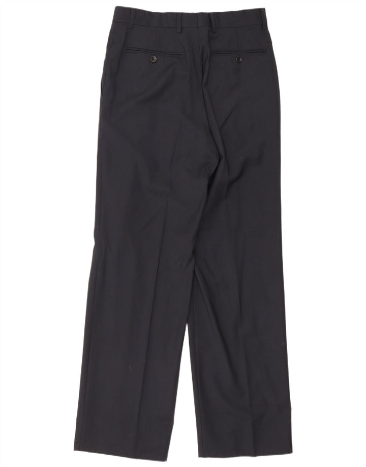 Armani Mens Pegged Casual Trousers IT 46 Small W28 L29 Black