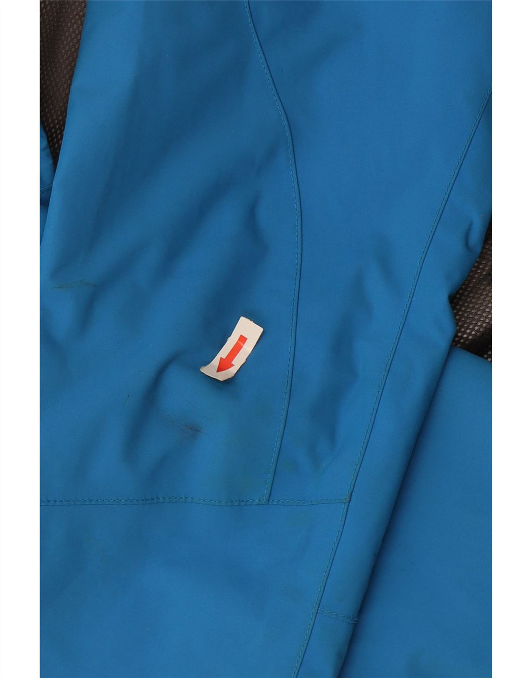 Jack Wolfskin Womens Hooded Rain Jacket UK 10 Small Blue Polyamide