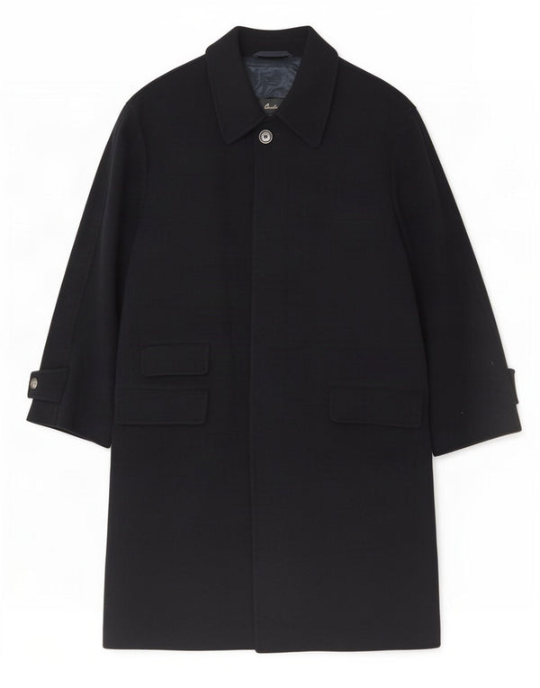 Corneliani Mens Overcoat IT 50 Large Navy Blue Wool