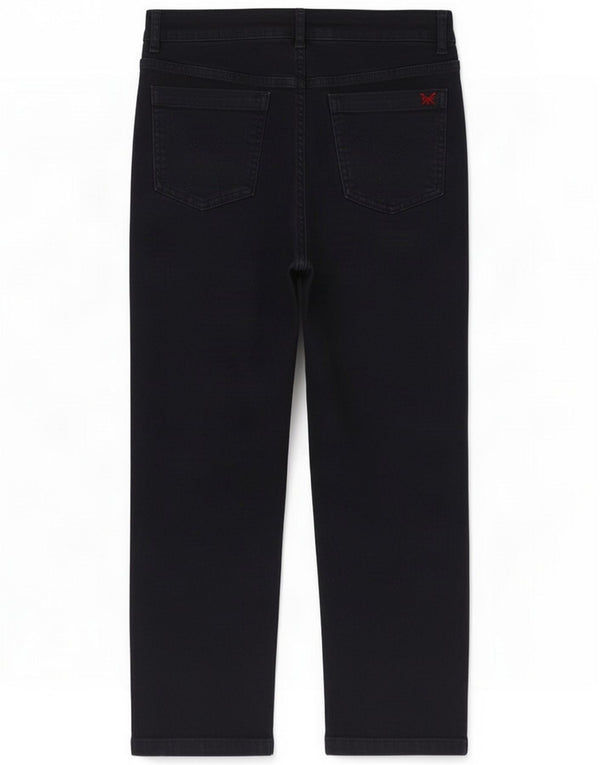 Crew Clothing Womens Cropped Jeans UK 10 Small W27 L23 Navy Blue Cotton