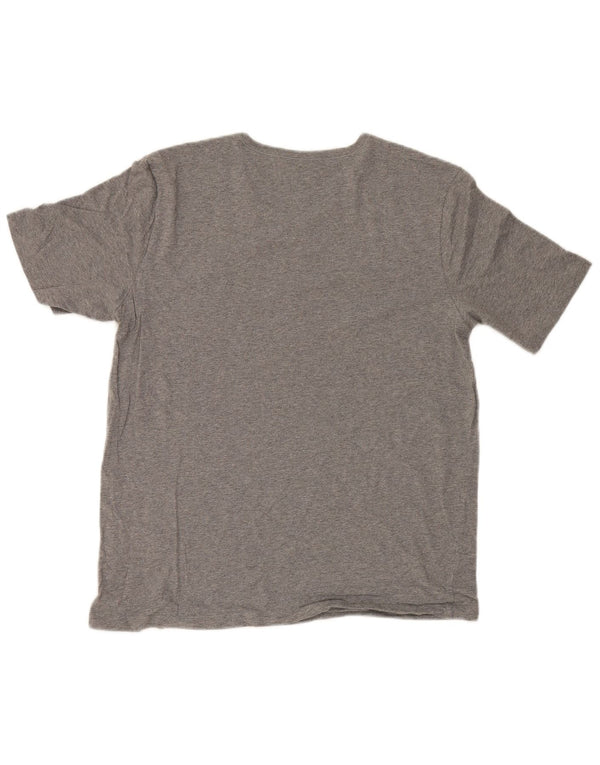 Hugo Boss Mens T-Shirt Top XL Grey Cotton