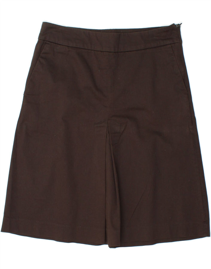 ZARA Womens A-Line Skirt Small W30 Grey Cotton Vintage Zara and Second-Hand Zara from Messina Hembry 