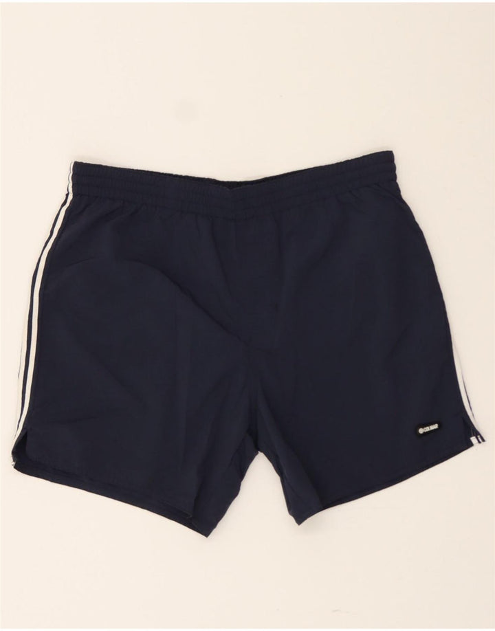 COLMAR Mens Swimming Shorts IT 50 Medium  Navy Blue Polyester Vintage Colmar and Second-Hand Colmar from Messina Hembry 