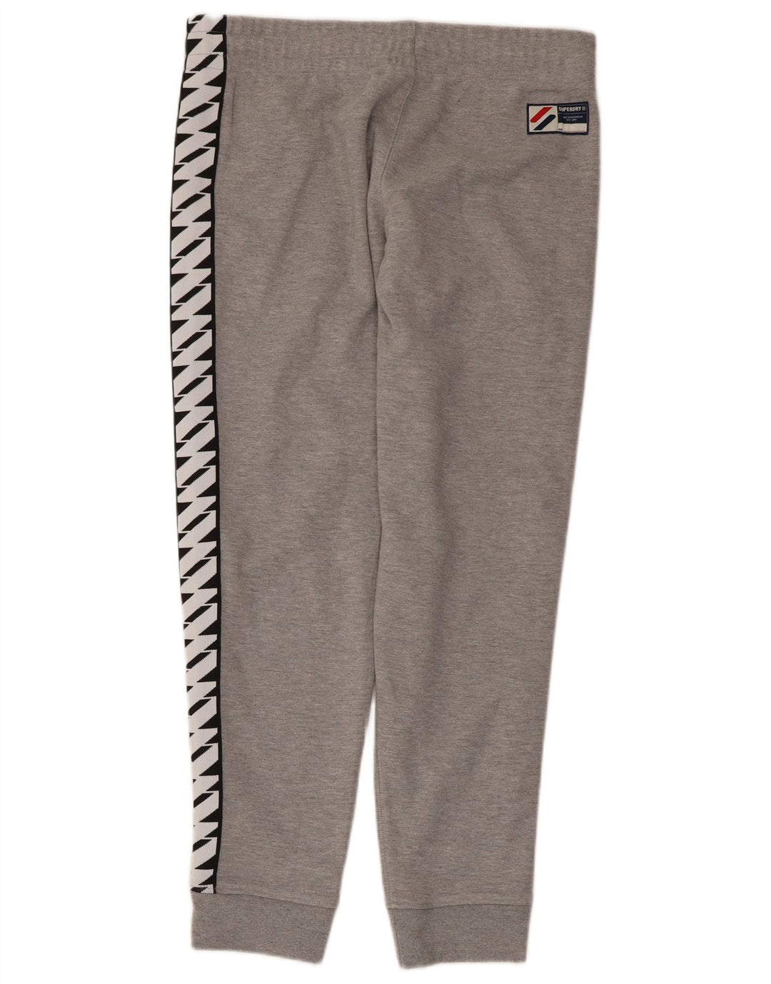 Superdry Mens Graphic Tracksuit Trousers Joggers Medium Grey Colourblock