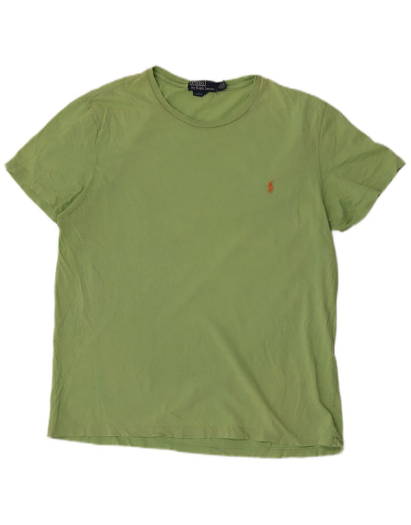 Polo Ralph Lauren Mens Custom Fit T-Shirt Top XL Green Cotton