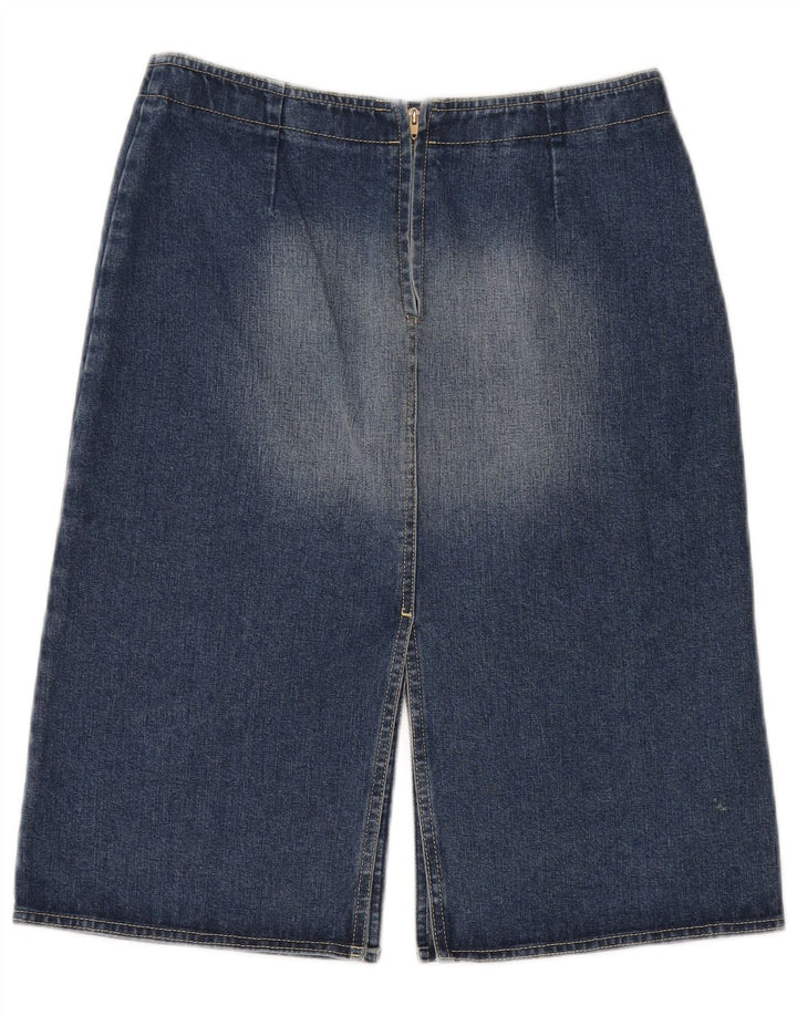 New Penny Womens Denim Skirt Medium W28  Blue Cotton