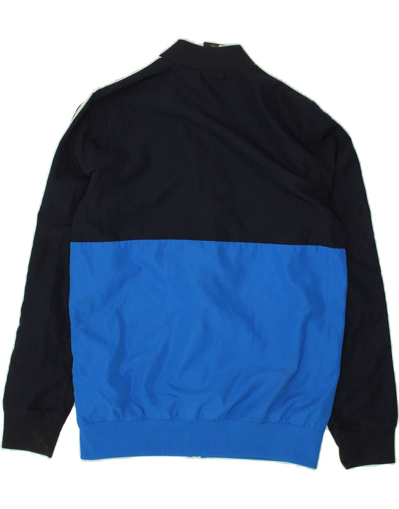 ADIDAS Boys Graphic Tracksuit Top Jacket 12-13 Years Blue Colourblock Vintage Adidas and Second-Hand Adidas from Messina Hembry 