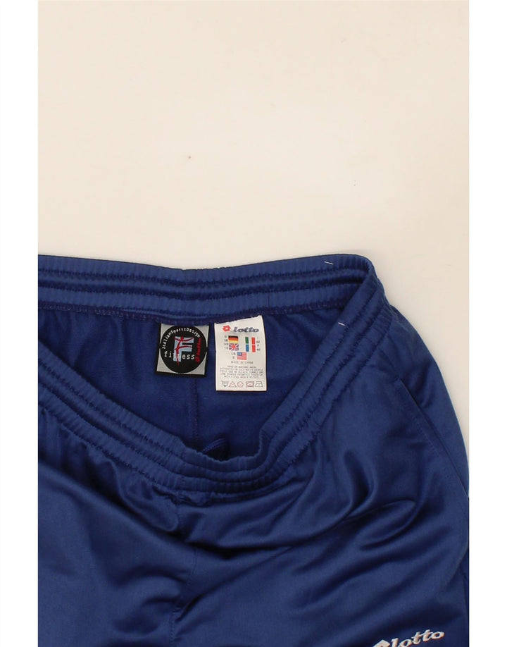 LOTTO Womens Tracksuit Trousers Joggers UK 10 Small Navy Blue Polyester Vintage Lotto and Second-Hand Lotto from Messina Hembry 