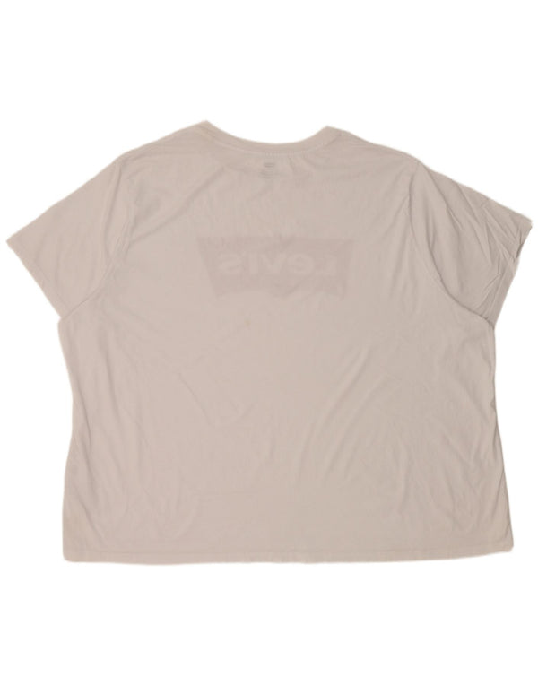 Levi's Mens Graphic T-Shirt Top 4XL White Cotton