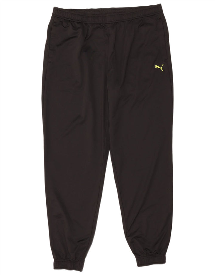 Puma Mens Tracksuit Trousers Joggers 2XL  Black Polyester
