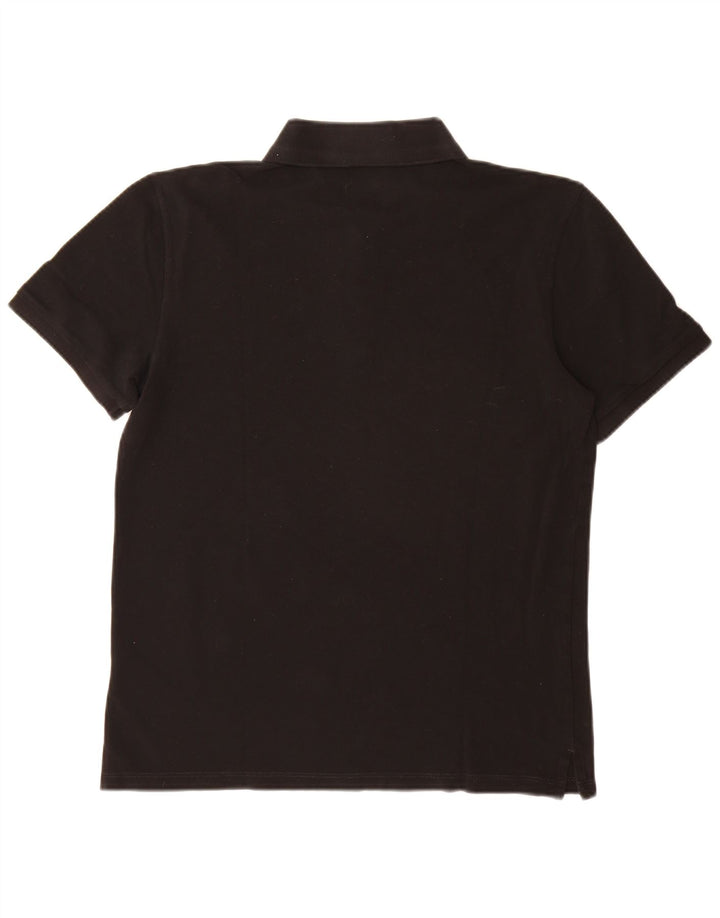 Hugo Boss Mens Polo Shirt Medium Black Cotton